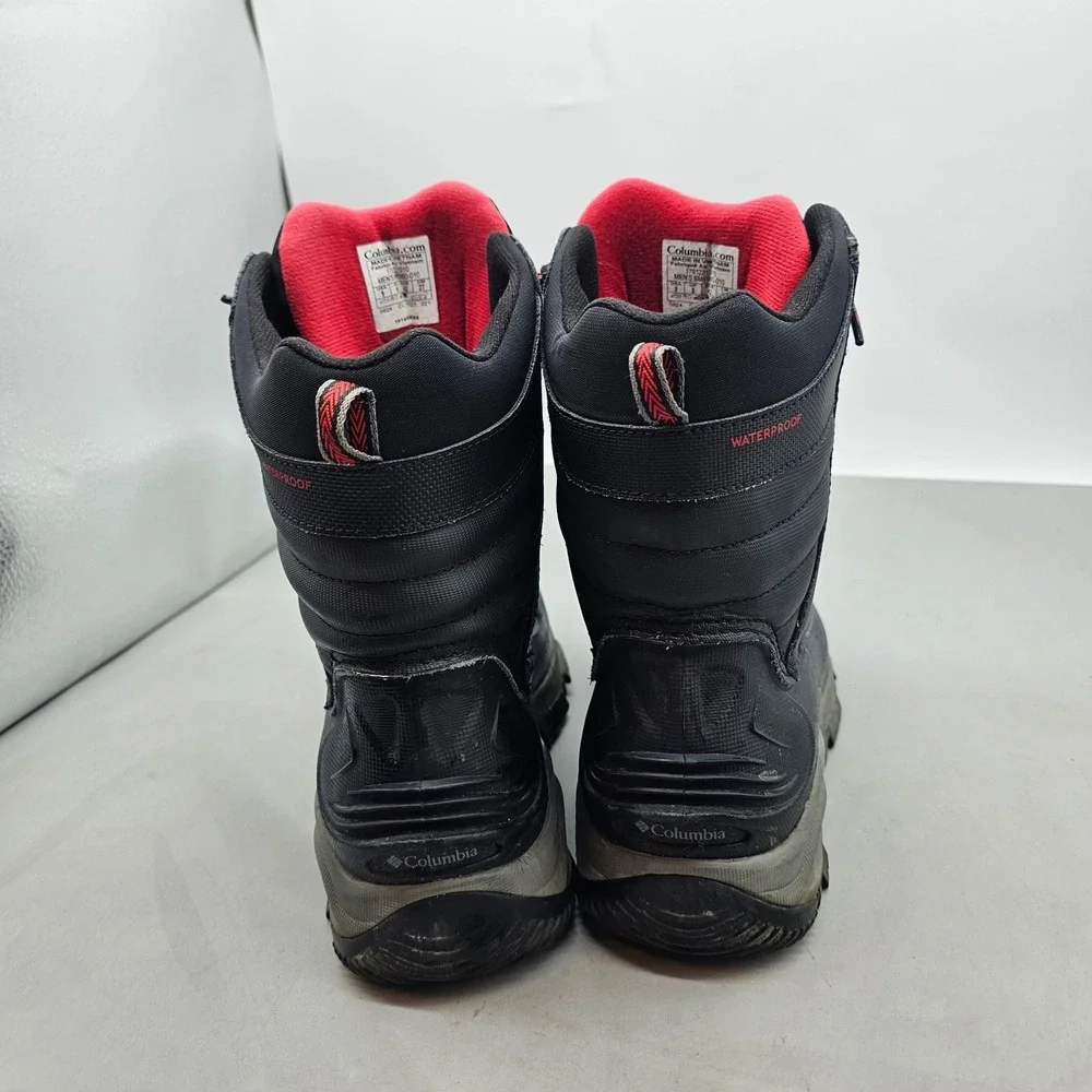 Columbia Bugaboot III Mens 9 Black Waterproof 200g Insulated Winter Boots BM5980
